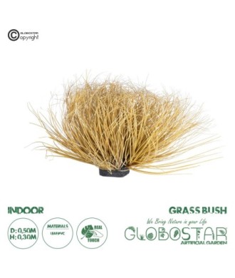 GloboStar® Artificial Garden GRASS BUSH PLANT 21165 Τεχνητό Διακοσμητικό Φυτό Θάμνος Grass Π50cm Y30cm